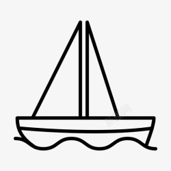 帆船航海图船nauticasail图标高清图片