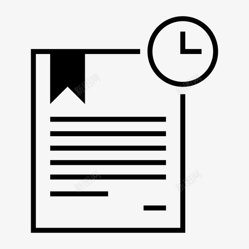 证书时间敏感型规则图标svg_新图网 https://ixintu.com 合同 失效 手册 指南 文件 时间敏感型 规则 证书 过期