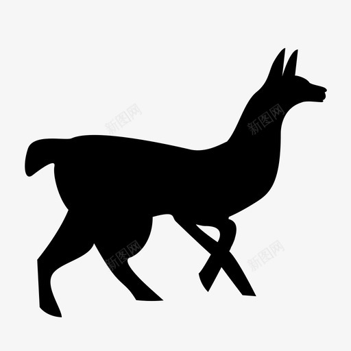 呼叫骆驼Mammal图标svg_新图网 https://ixintu.com Mammal SouthAmerica SouthAmericancamelid blackcall viral 呼叫 骆驼