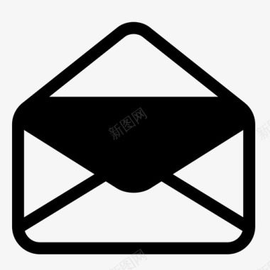 打开信封发送收到邮件图标图标