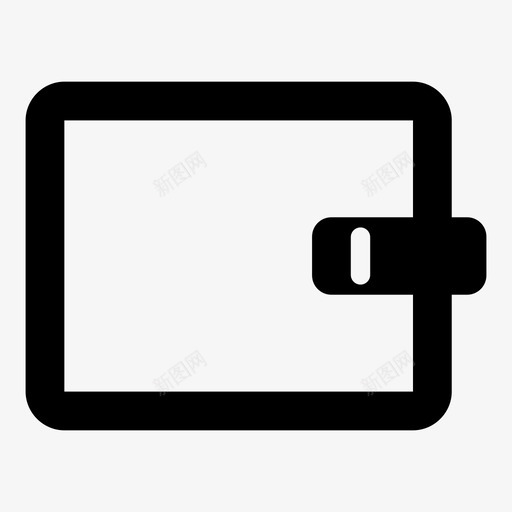 钱包离合器钱图标svg_新图网 https://ixintu.com 微型目录图标 离合器 钱 钱包 零钱钱包