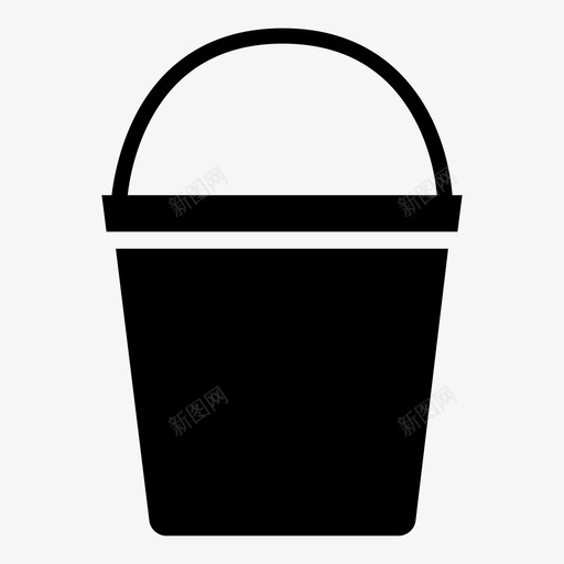 桶水壶图标svg_新图网 https://ixintu.com 园艺 壶 桶 水 水壶 水桶 罐 载体
