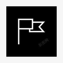 代表标记旗帜标志代表图标高清图片