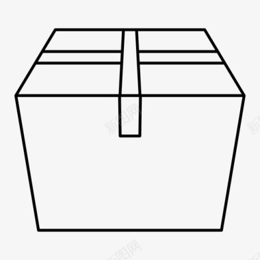 箱子储存运输图标图标