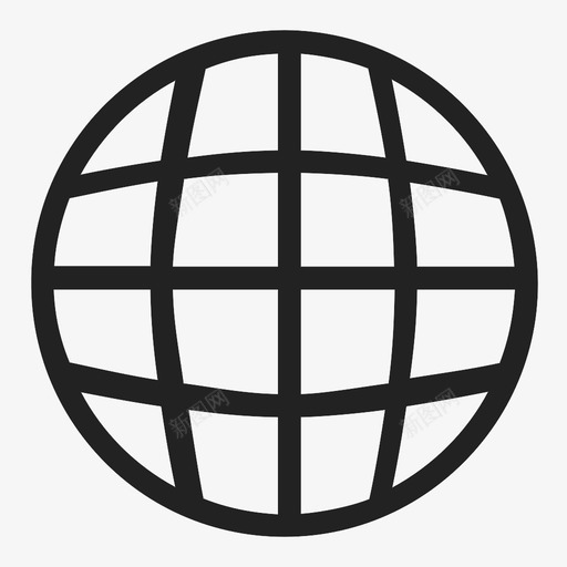 网状物图标svg_新图网 https://ixintu.com 网状物