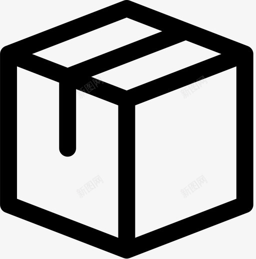 包装盒子纸板图标svg_新图网 https://ixintu.com 包装 包裹 包裹递送 图标线城市运输 插槽 盒子 立方体 纸板 递送 邮件