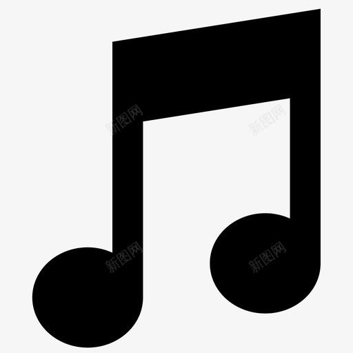 音乐音符曲调声音图标svg_新图网 https://ixintu.com itunes 声音 播放器 旋律 曲调 歌手 歌曲 潘多拉 音乐音符
