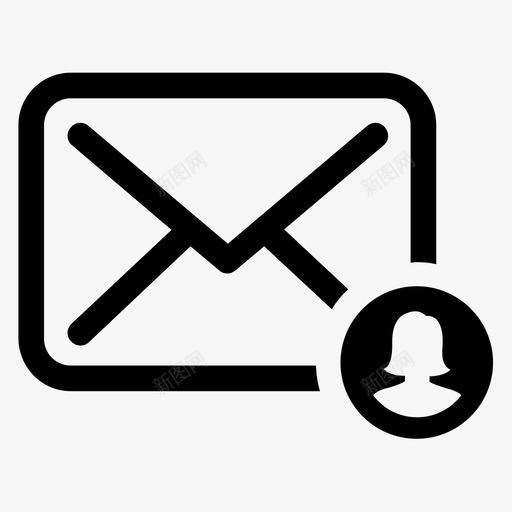 邮件收件人收件人个人图标svg_新图网 https://ixintu.com 个人 信函 删除 发送 打开 收件人 电子邮件 联系人 邮件收件人