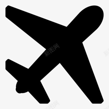 飞机航空电子设备交付图标图标