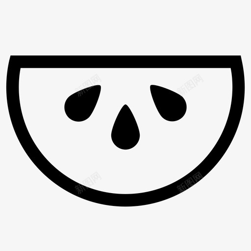 有粘性的西瓜糖果零食图标svg_新图网 https://ixintu.com 冰淇淋 咀嚼 有粘性的西瓜 柠檬 橘子 爆米花 糖果 罐子 零食
