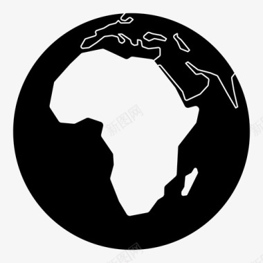 非洲大陆埃及图标图标