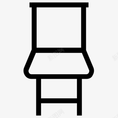 椅子办公椅办公家具图标图标