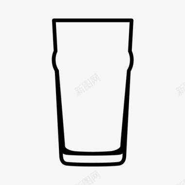 品脱玻璃杯酒杯玻璃器皿图标图标