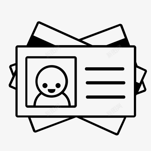 身份会员资格pasport图标svg_新图网 https://ixintu.com lid pasport 会员卡 会员资格 加入俱乐部 团队 注册 用户 身份