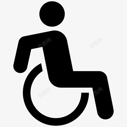 轮椅残疾人残疾人无障碍图标svg_新图网 https://ixintu.com 无障碍轮椅 残疾人 残疾人无障碍 轮椅 轮椅通道