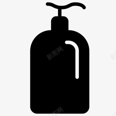 液体肥皂擦洗常规图标图标
