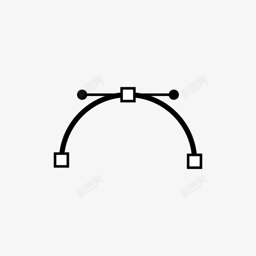 贝塞尔曲线图标svg_新图网 https://ixintu.com 贝塞尔曲线