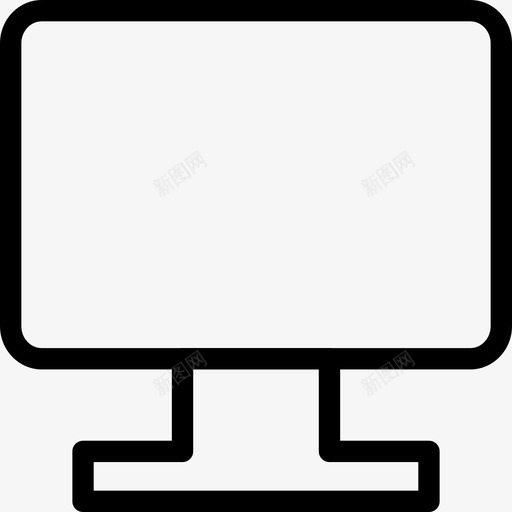 显示器桌面lcd图标svg_新图网 https://ixintu.com lcd led 屏幕 显示器 桌面