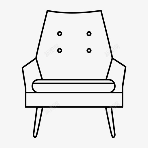 椅子古董躺椅图标svg_新图网 https://ixintu.com 古董 吊带 室内设计 座椅 摇椅 椅子 躺椅