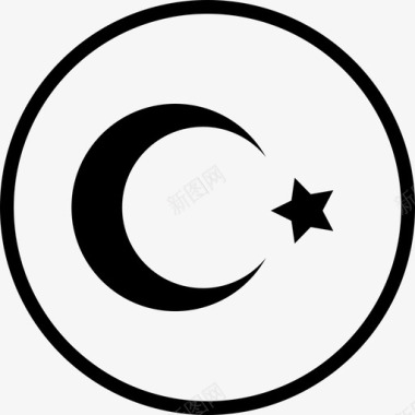 土耳其国旗统一主权图标图标