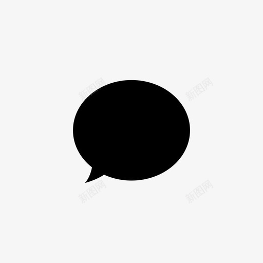 语音泡泡独白说图标svg_新图网 https://ixintu.com 信使 独白 短信 简单的东西 聊天 语音泡泡 说 谈话