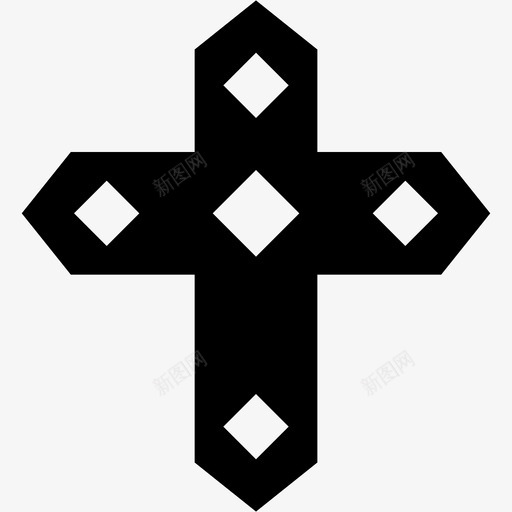 十字架基督教教会图标svg_新图网 https://ixintu.com 万圣节铭文 信仰 十字架 基督教 宗教 教会 祈祷 神圣 耶稣