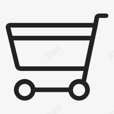购物车市场网上商店图标图标