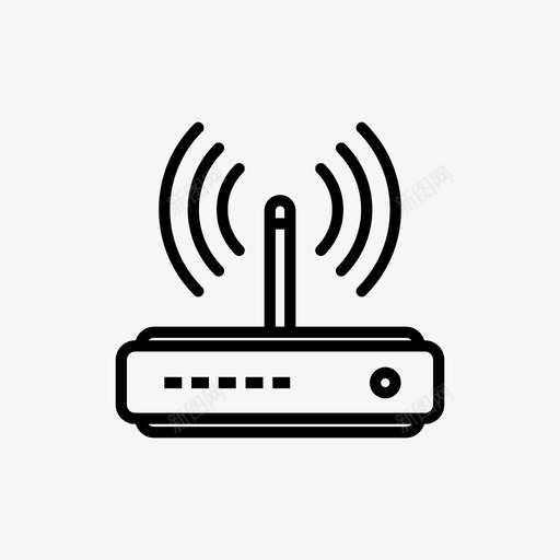 wi-fi路由器信号技术图标svg_新图网 https://ixintu.com web wi-fi路由器 wifi wifi强度 wifi路由器 信号 大 技术 无线 无线路由器