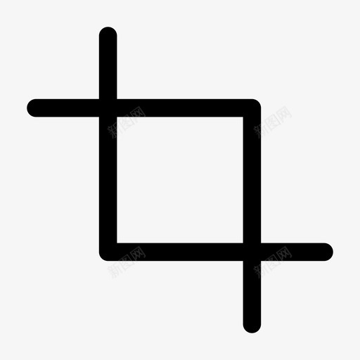 裁剪网页框架用户界面图标svg_新图网 https://ixintu.com 技术 用户界面 用户界面设计 界面设计 网页框架 裁剪 设备 设计图标