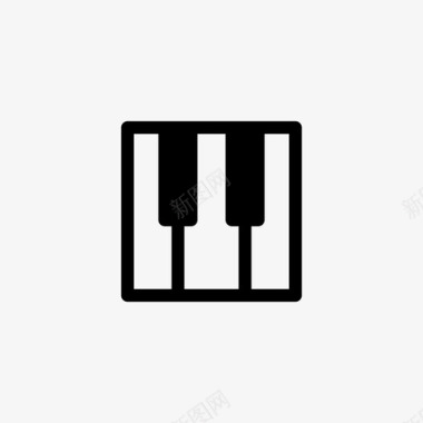 钢琴乐器音乐家图标图标