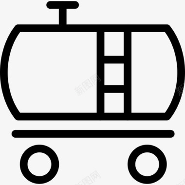 油轮火车铁路图标图标