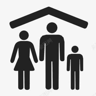 居民家庭家图标图标