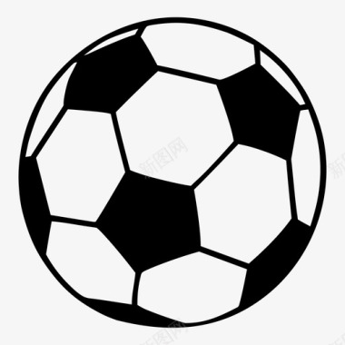 足球运动球形图标图标