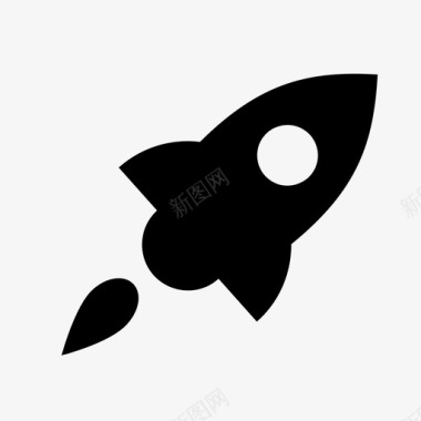 火箭宇宙飞船航天飞机图标图标