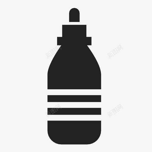 塑料瓶容器饮料图标svg_新图网 https://ixintu.com 保持器 保持架 储存杯 塑料瓶 容器 液体保持架 饮料