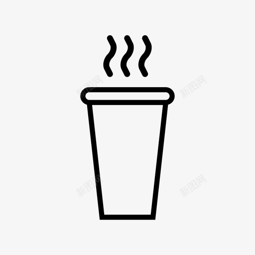 咖啡咖啡豆杯子图标svg_新图网 https://ixintu.com 咖啡 咖啡豆 杯子 热咖啡和更多 饮料