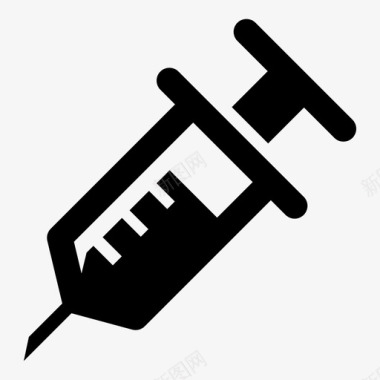 注射器接种疫苗注射图标图标