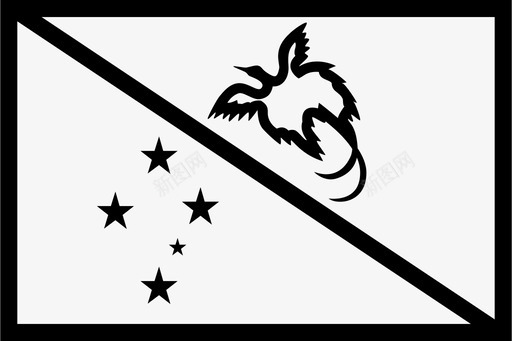 巴布亚新几内亚国旗世界剪影图标svg_新图网 https://ixintu.com 世界 剪影 十字架 国家 巴布亚新几内亚 巴布亚新几内亚国旗 拉吉安纳 概述世界国旗 鸟