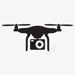 科技玩具无人机摄像头间谍监控图标高清图片