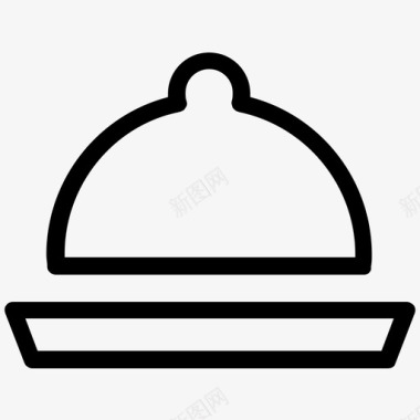 采购产品cloche食品平底锅餐具图标图标