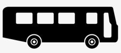 乘坐公共汽车公共汽车驾驶交通方式图标高清图片