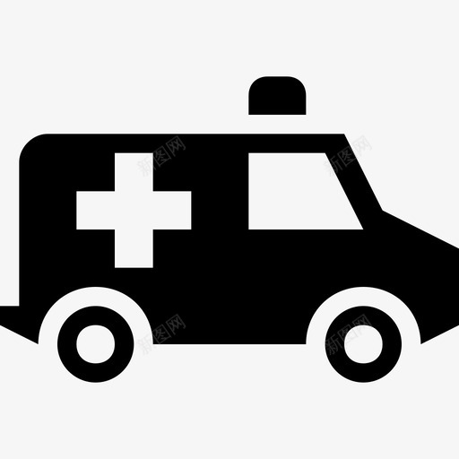 救护车物品汽车图标svg_新图网 https://ixintu.com 医院 四轮车 急救车 救护车 材料 汽车 物品 车辆