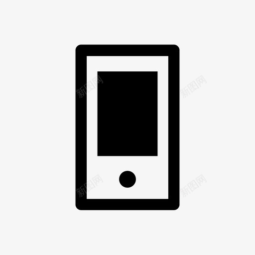 手机设备电子图标svg_新图网 https://ixintu.com 手机 智能手机 用户界面包 电子 移动 移动电话 设备