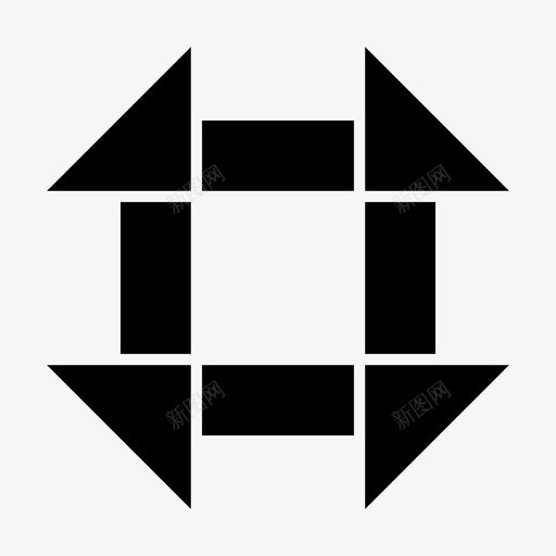 被子块谷仓门图标svg_新图网 https://ixintu.com 绗缝 绗缝图案 绗缝块 被子图案 被子块 谷仓 门