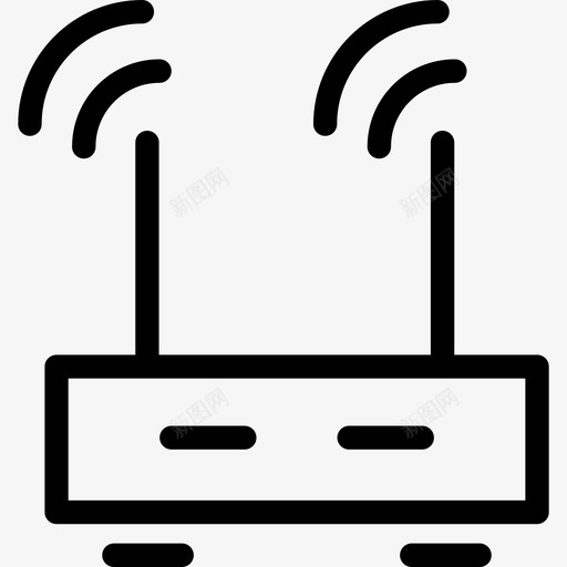 调制解调器wifi信号图标svg_新图网 https://ixintu.com wifi 互联网单元 互联网调制解调器 信号 天线 消费电子 电子 硬件 调制解调器 路由器