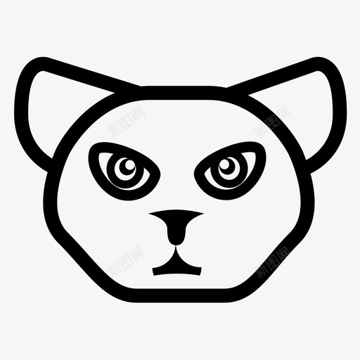 老鼠动物动物脸图标svg_新图网 https://ixintu.com 动物 动物脸 啮齿动物 头 老鼠 老鼠头 老鼠脸