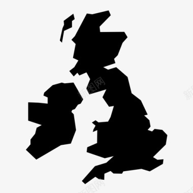 不列颠群岛英国地点图标图标