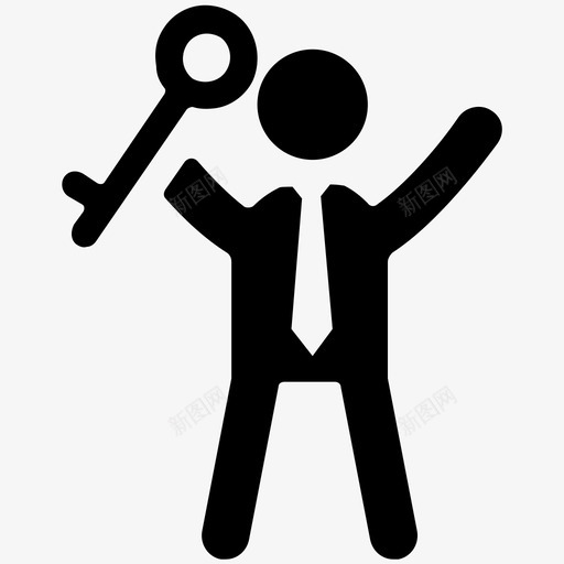 成功的关键图标svg_新图网 https://ixintu.com 成功的关键