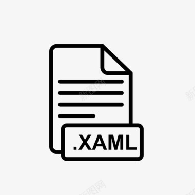 xaml文件文件类型系统文件图标图标