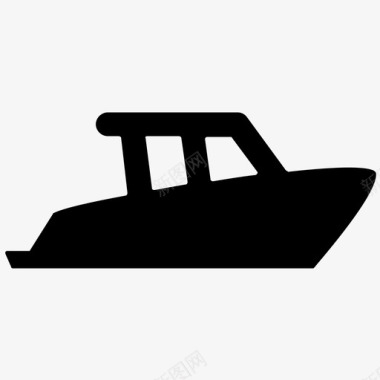 船水上船只游艇图标图标